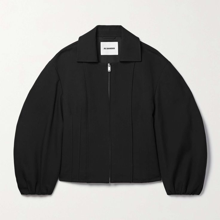 Classic Textured Bomber Jacket